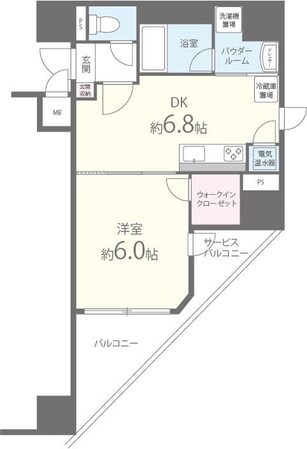 アプライズ西長堀の物件間取画像